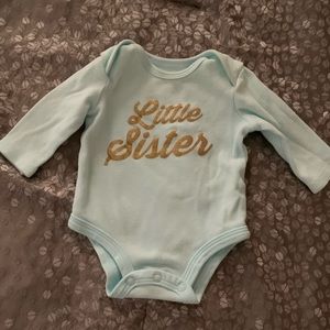 Carter’s Little Sister onesie